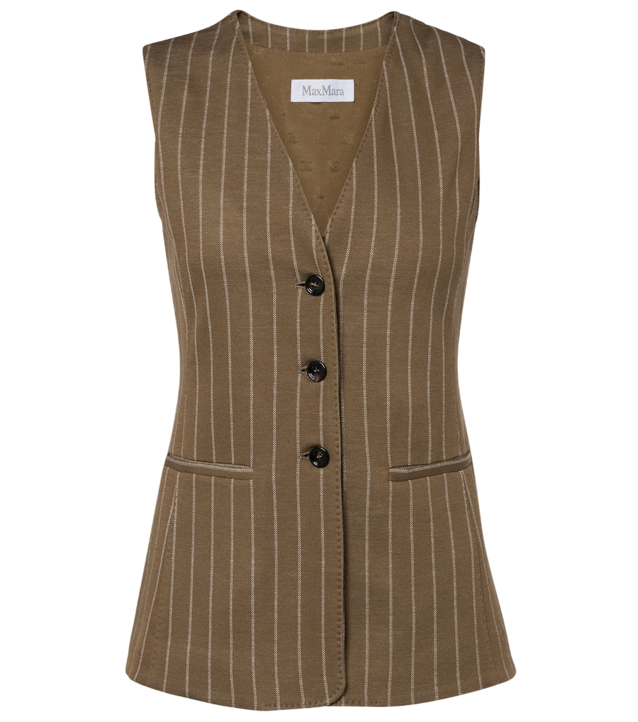 Chaleco a rayas de Max Mara