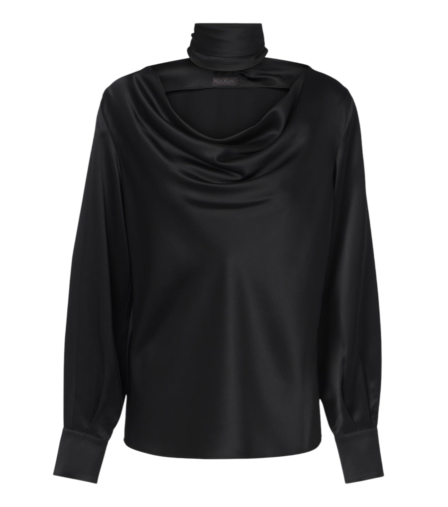 Chemisier en soie à détails noués Max Mara