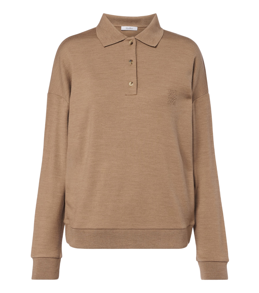 Pull polo en laine vierge Max Mara