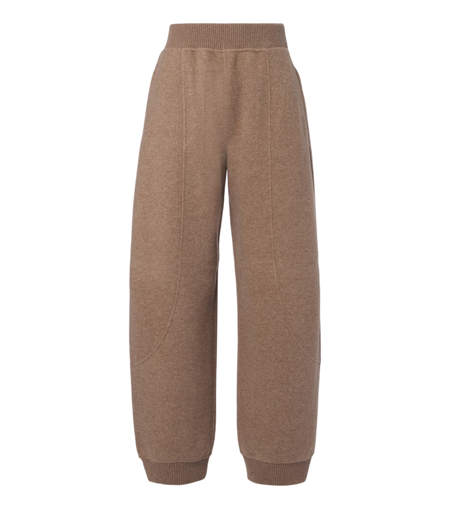 Max Mara Wool and cashmere-blend barrel-leg pants