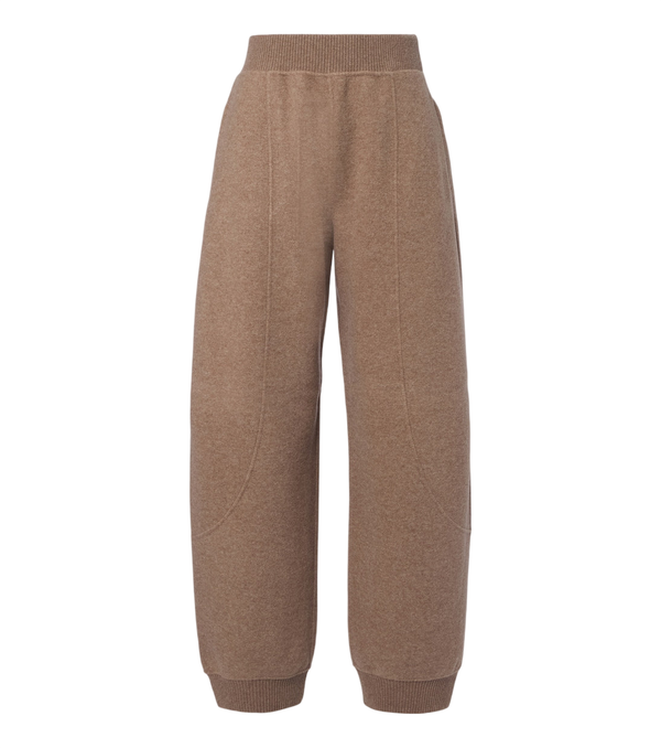 Max Mara Wool and cashmere-blend barrel-leg pants