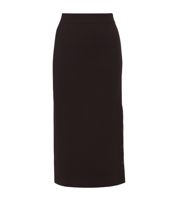 Max Mara Wool and cashmere midi skirt