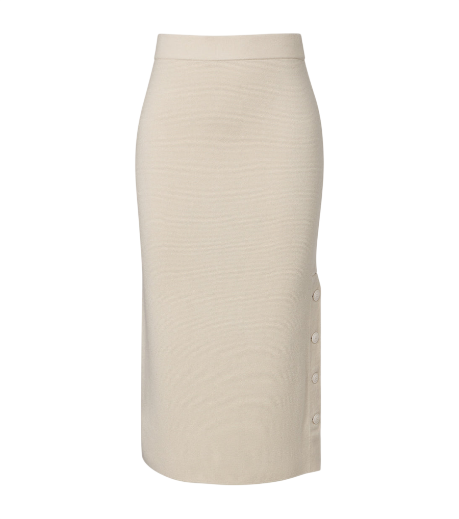 Max Mara Wool and cashmere midi skirt