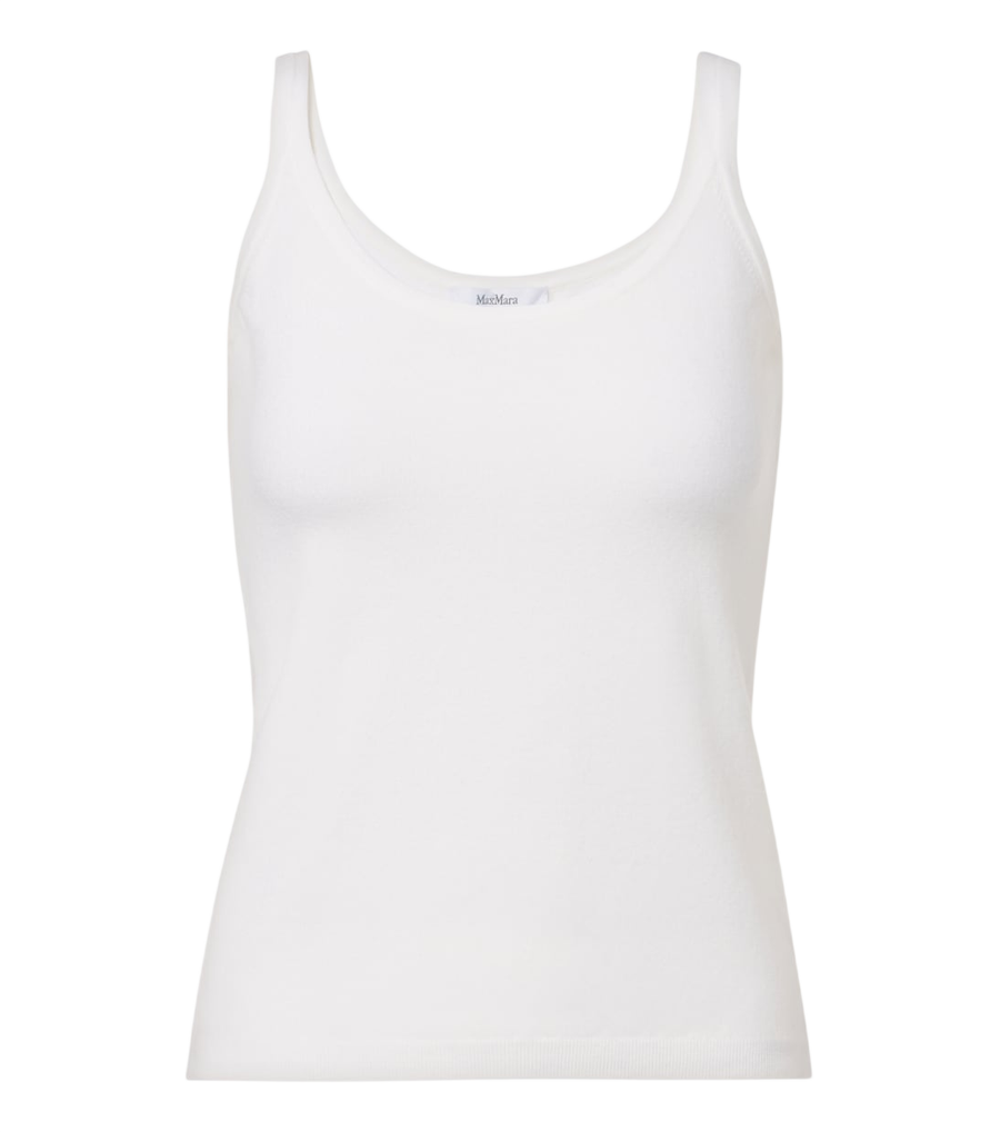 Camiseta sin mangas de mezcla de lana de Max Mara