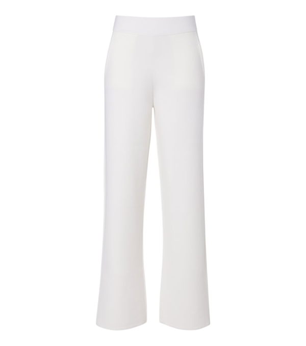 Pantalon large en mélange de laine Max Mara