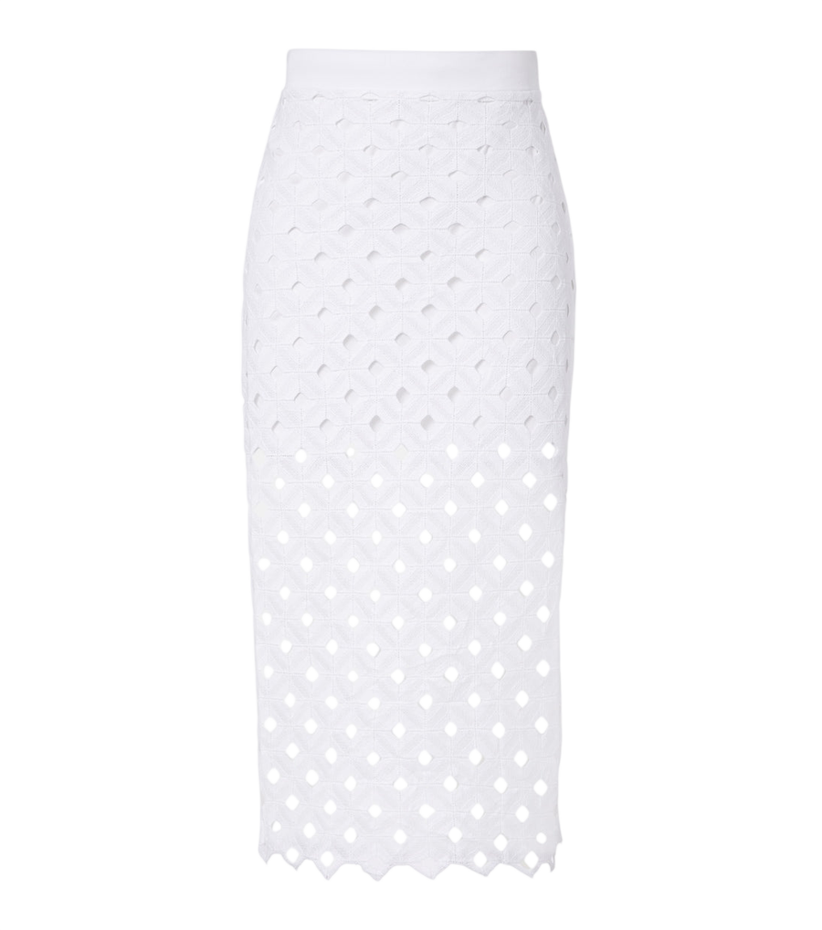 Falda midi de macramé Zorro de Max Mara
