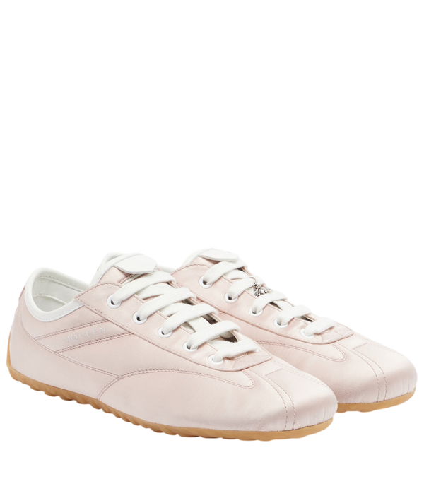 McQueen Boxe satin sneakers