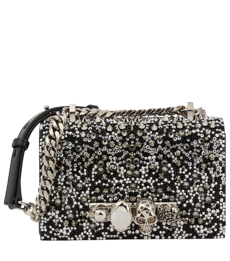 McQueen Jewelled Satchel embellished shoulder bag
