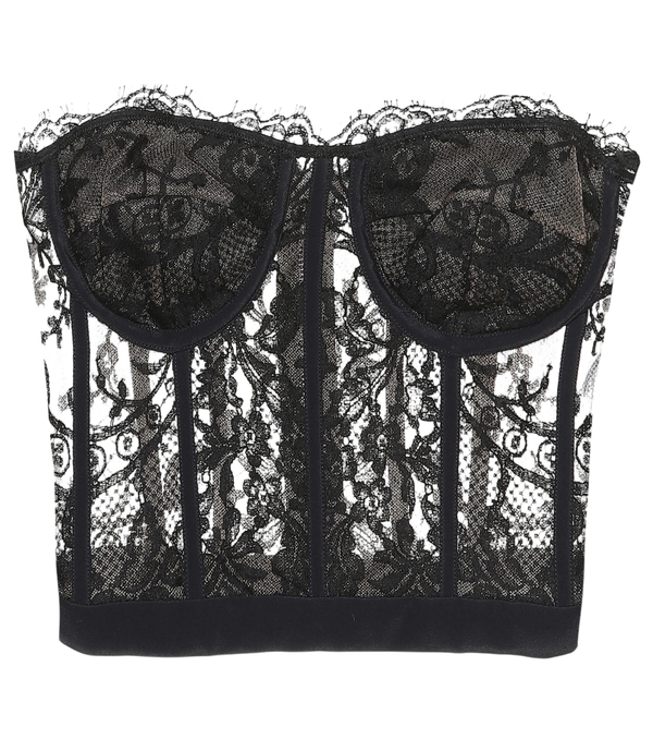 McQueen Bustier in pizzo