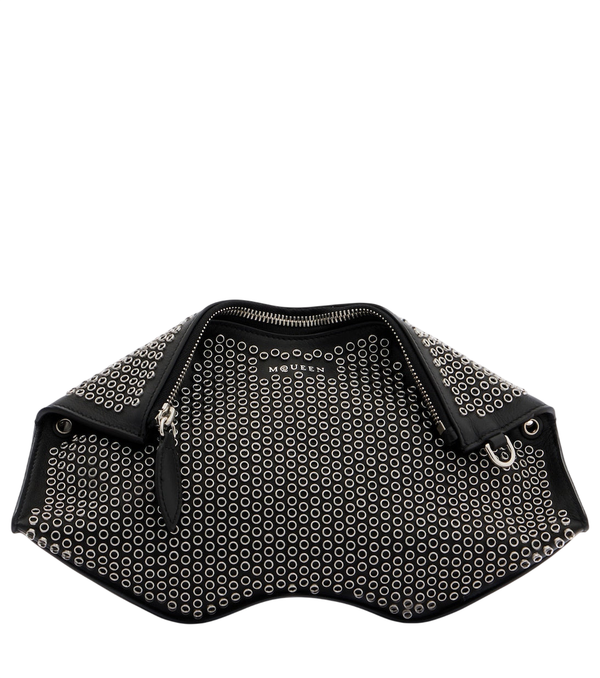 Clutch de piel con adornos Manta de McQueen
