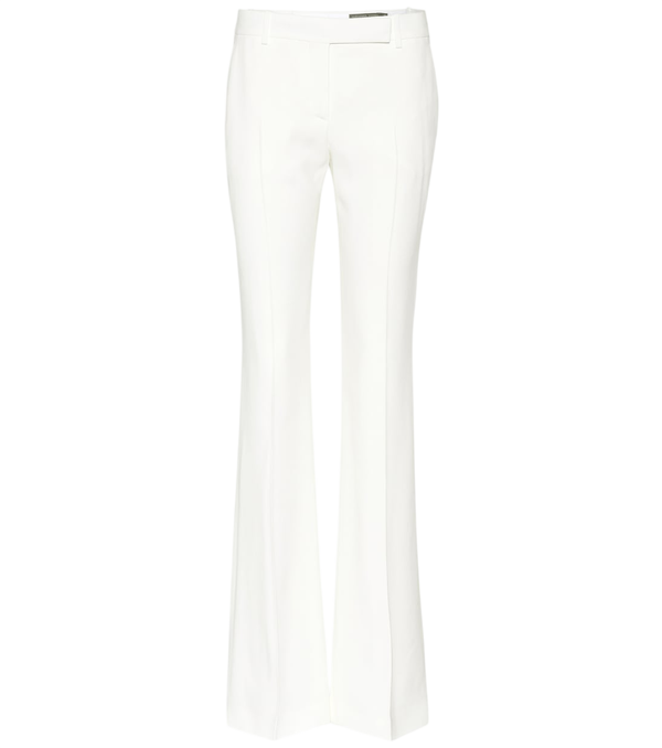 McQueen Mid-rise flared pants