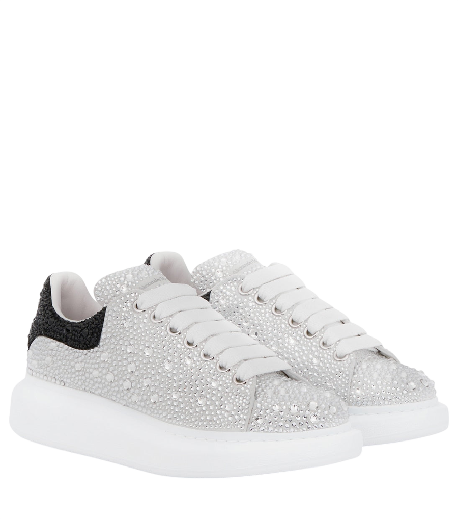 McQueen Sneakers oversize in pelle decorate