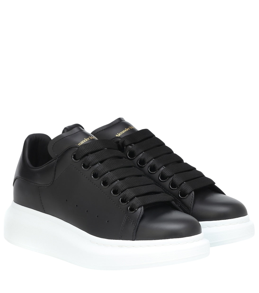 McQueen Oversized leather sneakers