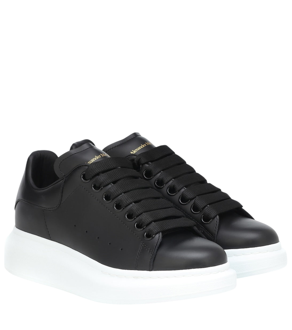 McQueen Oversized leather sneakers