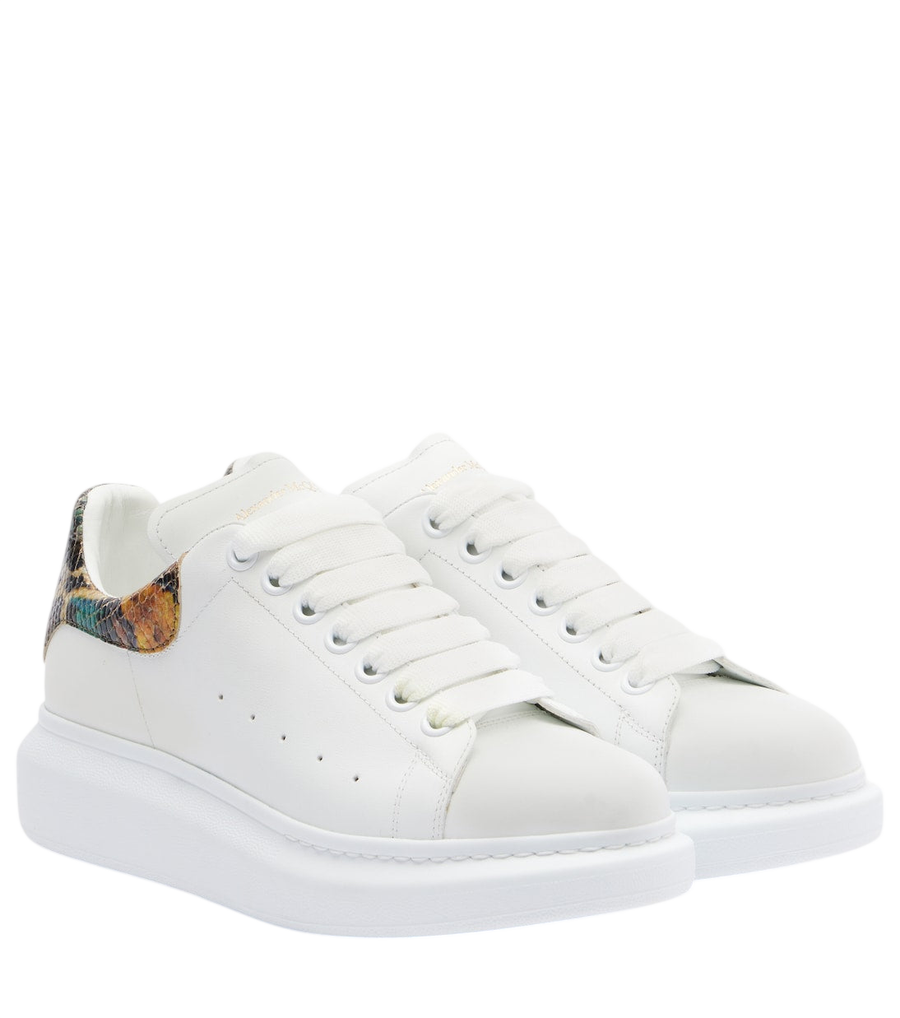 McQueen Oversized leather sneakers