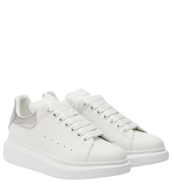 McQueen Oversized leather sneakers
