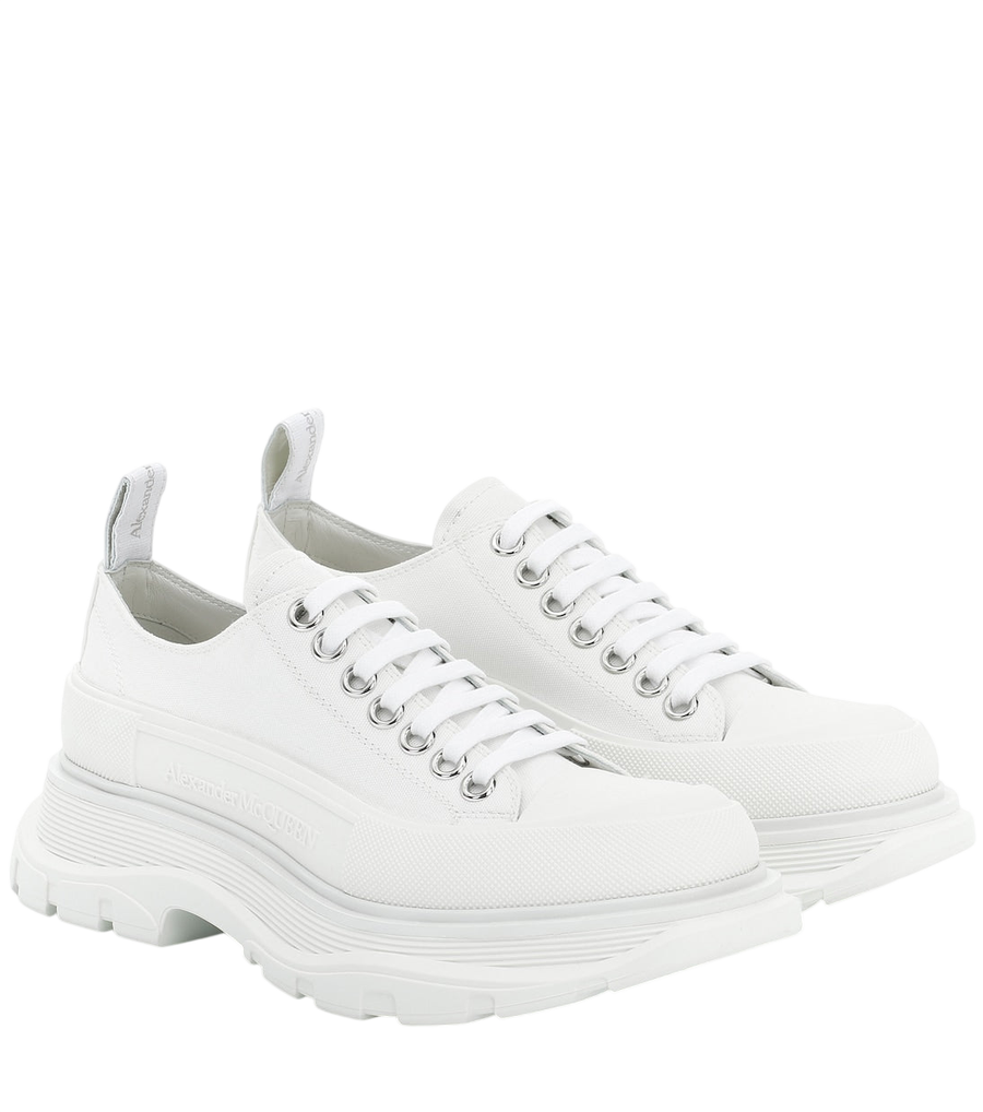 McQueen Tread Slick canvas sneakers