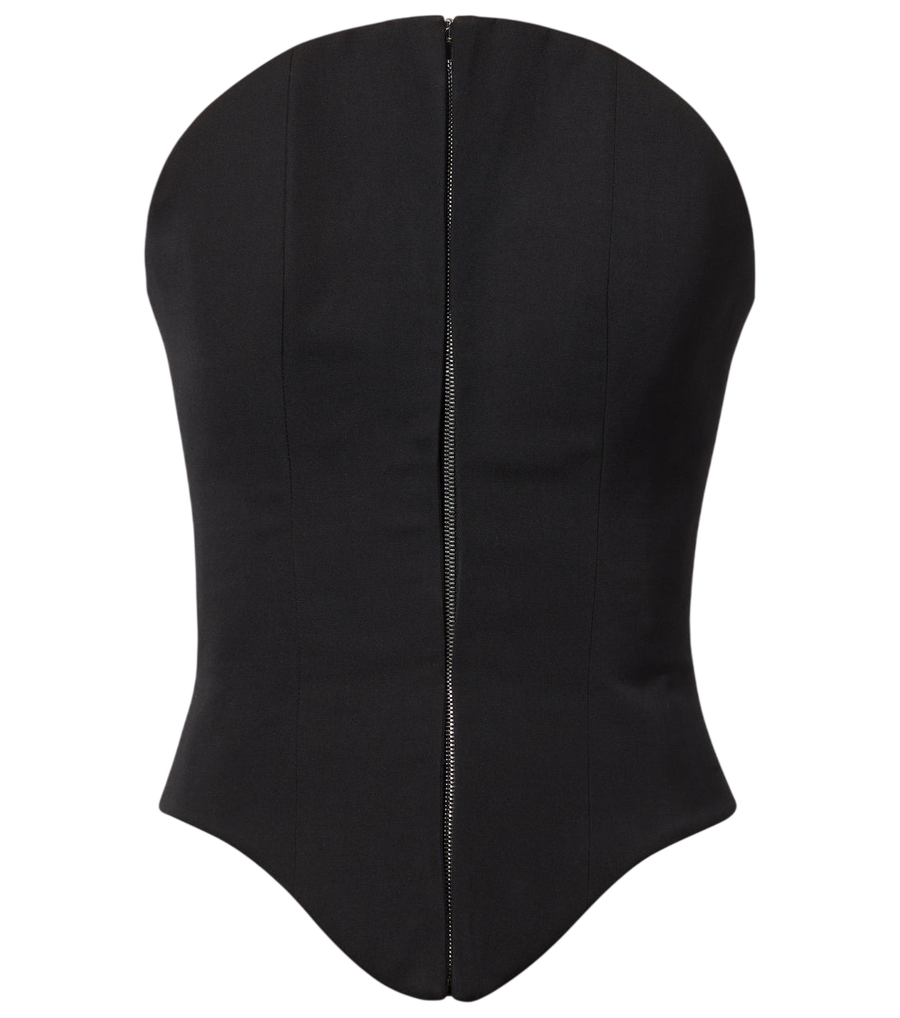 Haut corset en laine McQueen