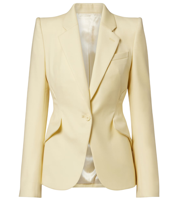 McQueen Wool gabardine blazer