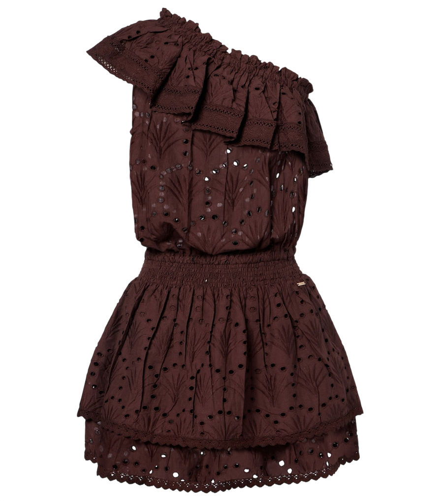 Mini-robe Bree en coton broderie anglaise de Melissa Odabash