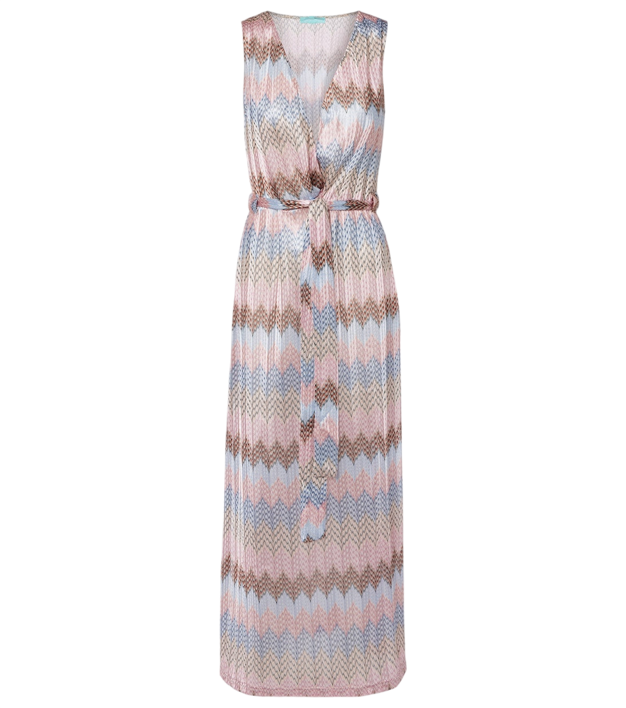 Melissa Odabash Bria belted knitted maxi dress