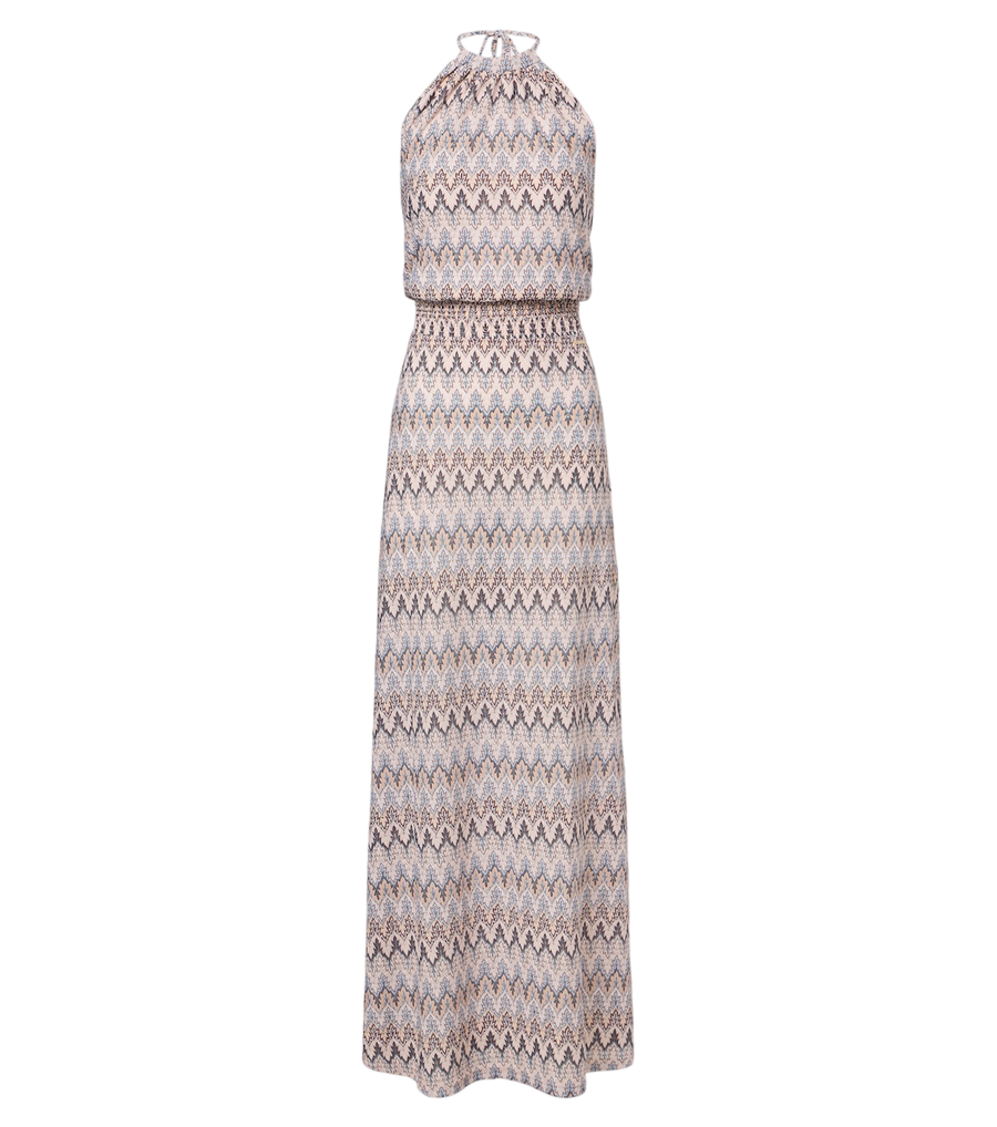 Melissa Odabash Charlotte chevron knitted maxi dress