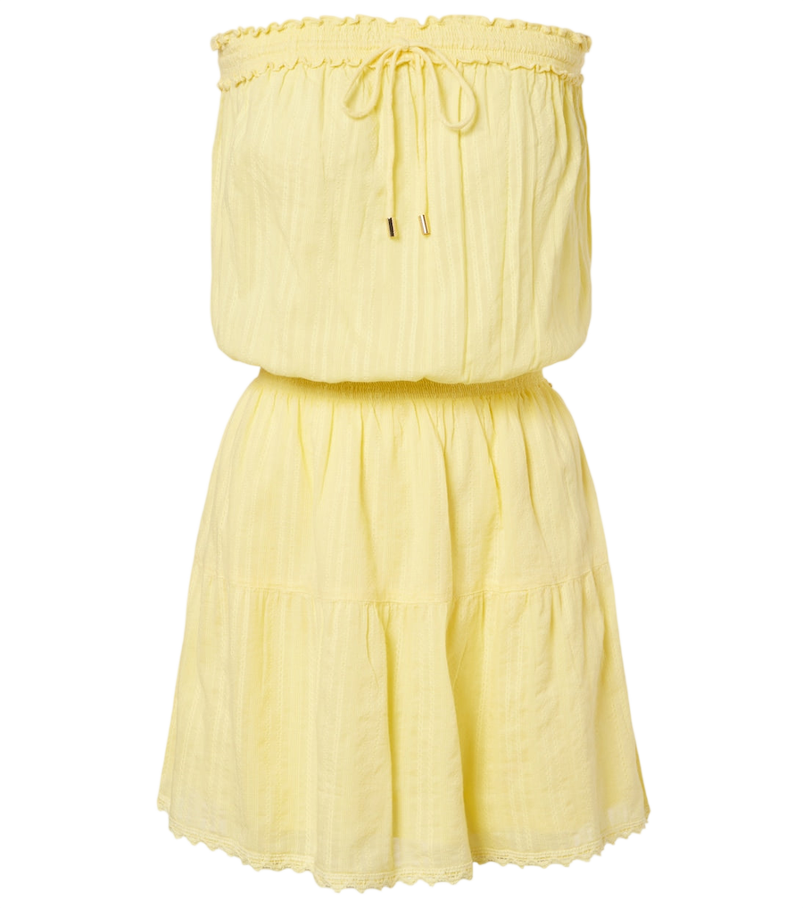 Mini-robe en coton brodée Colette de Melissa Odabash