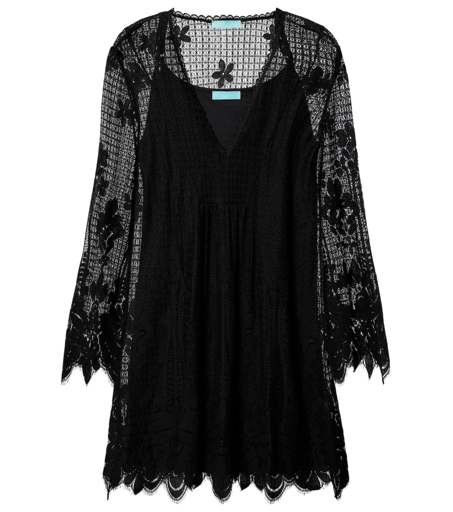 Mini-robe en dentelle mélange coton Melissa Odabash Elizabeth