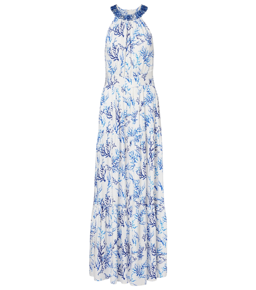 Melissa Odabash Isadora beaded maxi dress