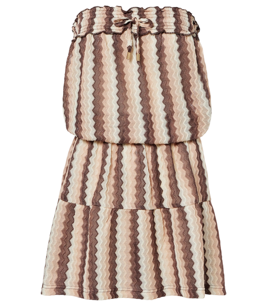 Mini-robe bustier rayée Isla Melissa Odabash