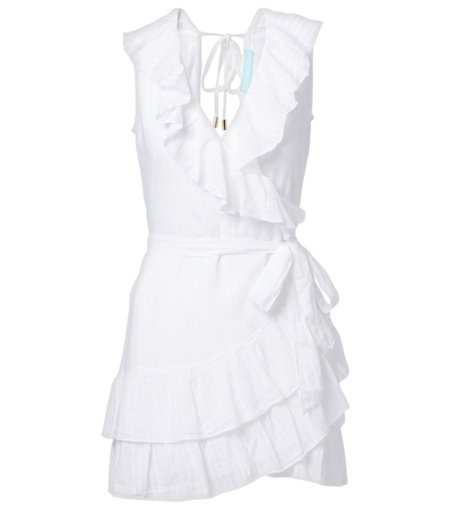 Robe portefeuille en coton dos nu Molly de Melissa Odabash