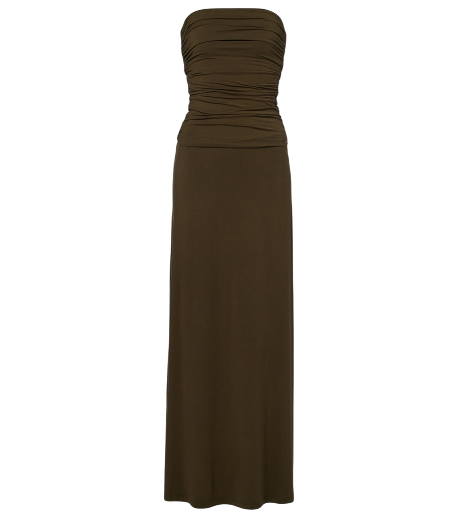 Melissa Odabash Rae ruched maxi dress