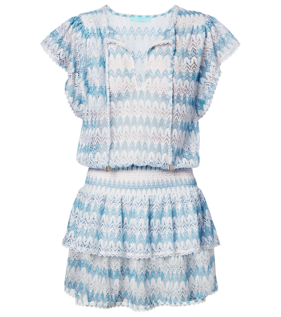Melissa Odabash Remi tiered minidress