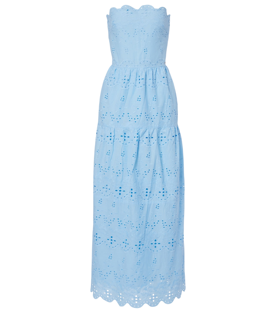 Melissa Odabash Sophie broderie anglaise cotton maxi dress