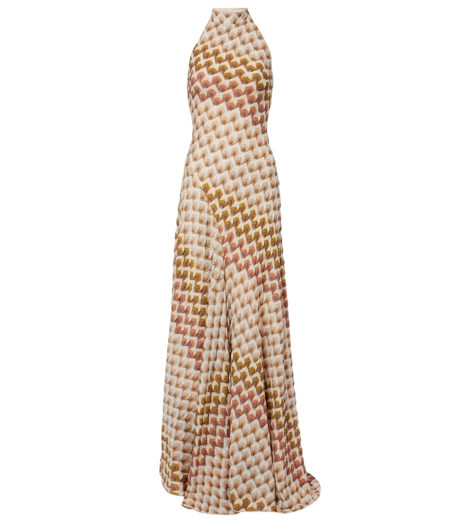 Missoni Abito da sera lamé con scollo all’americana