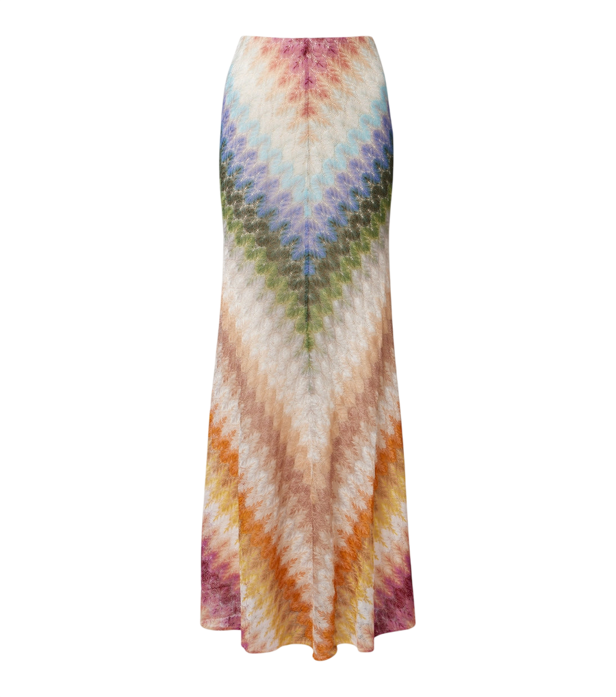 Falda larga de punto Missoni
