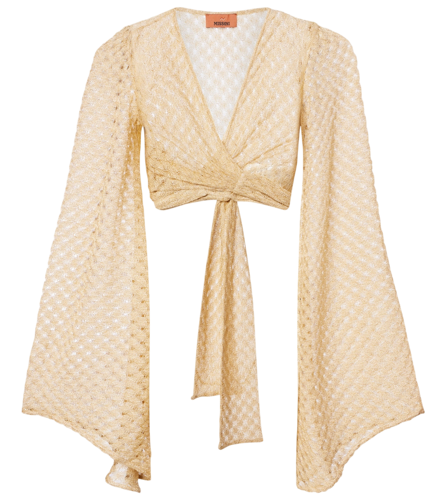 Top corto de lamé de Missoni