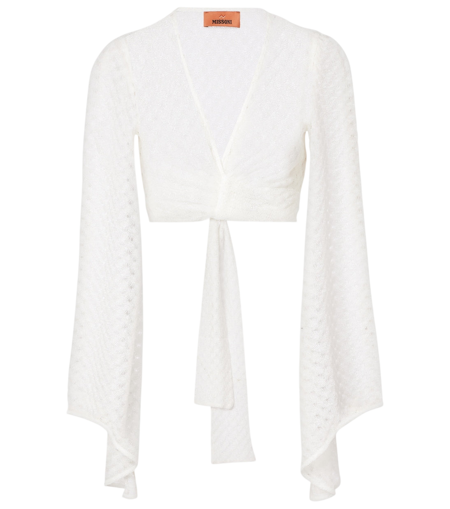 Top corto de lamé Missoni