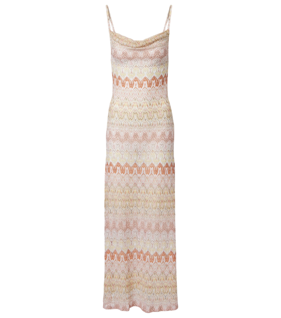 Robe longue en lamé Missoni