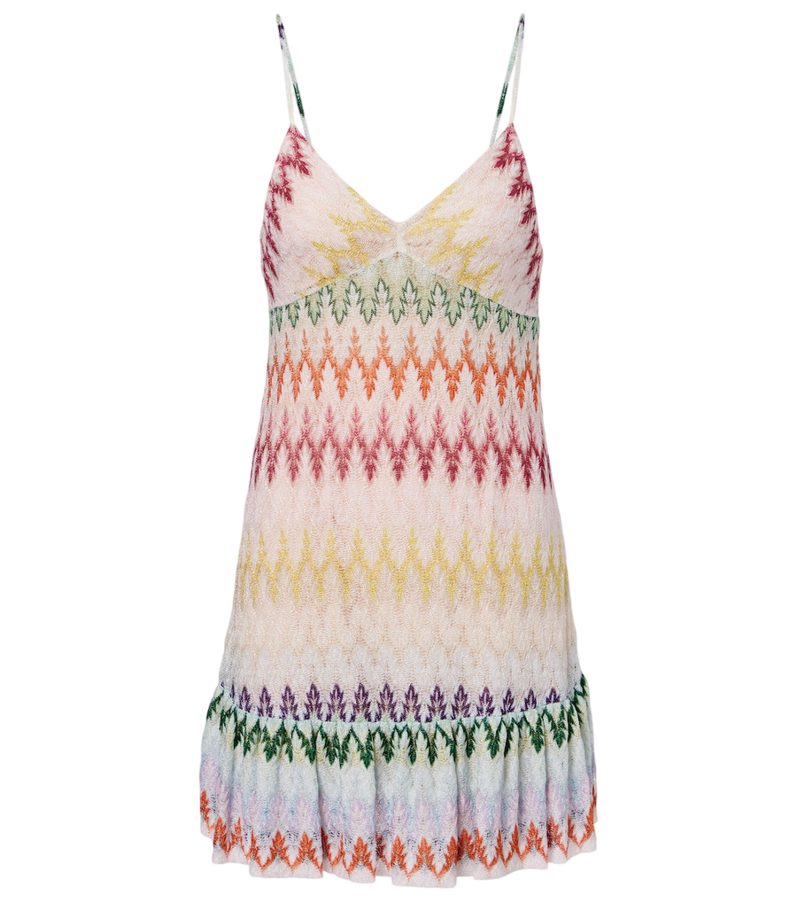 Miniabito Missoni in lamé