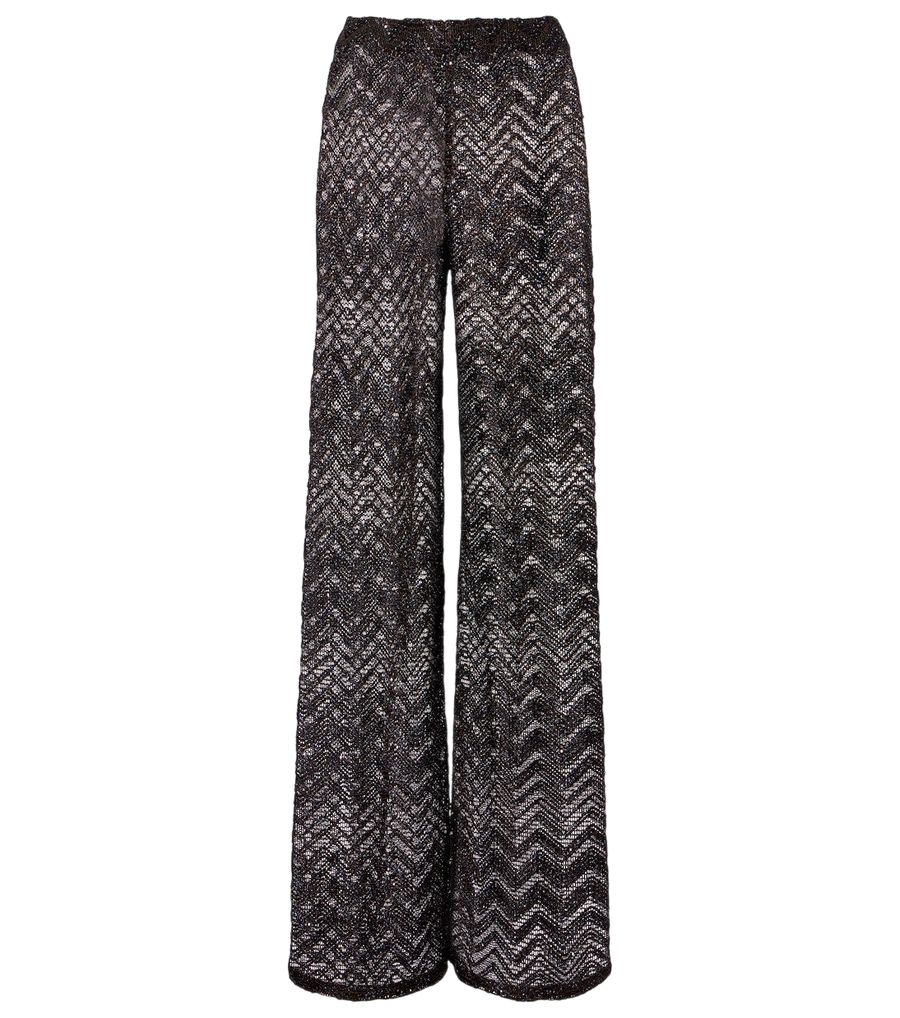 Missoni Open-knit wide-leg pants