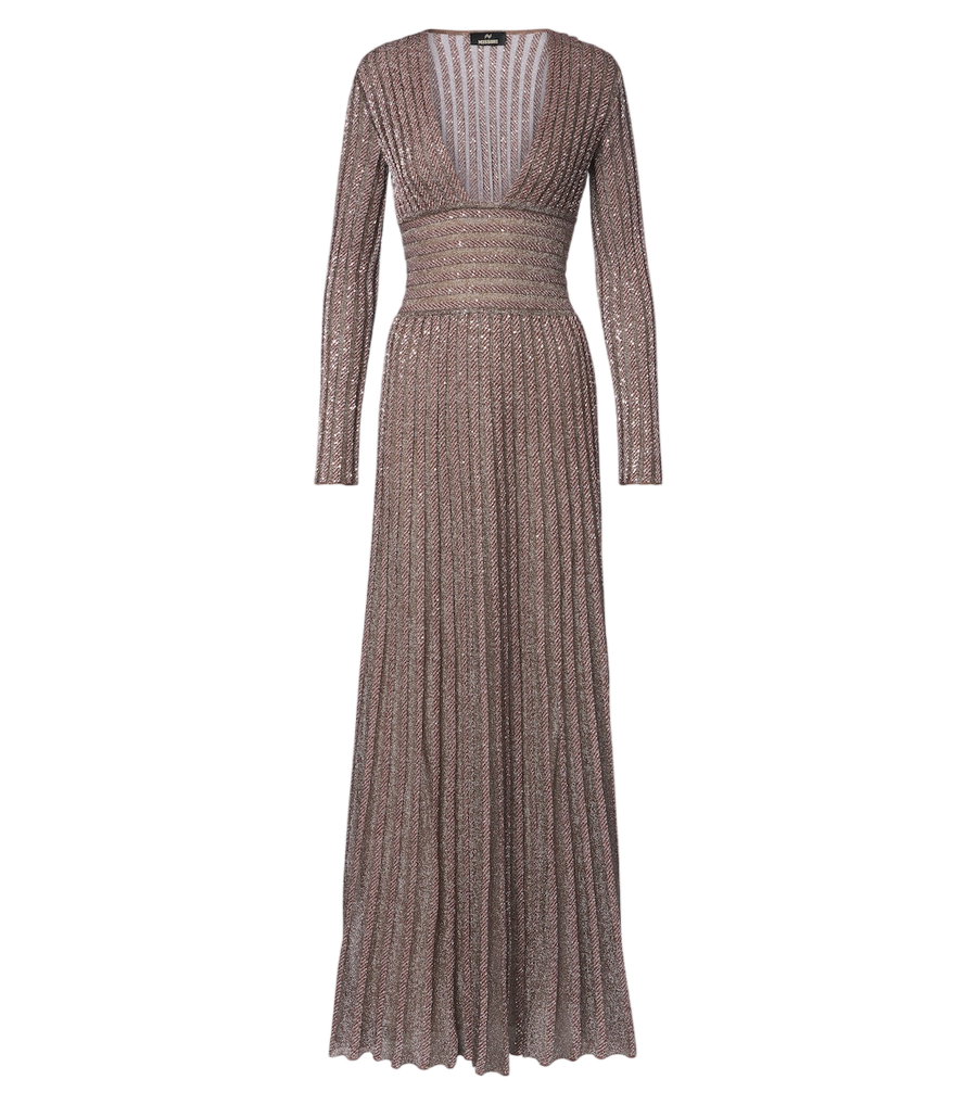 Vestido de gala con lentejuelas Missoni