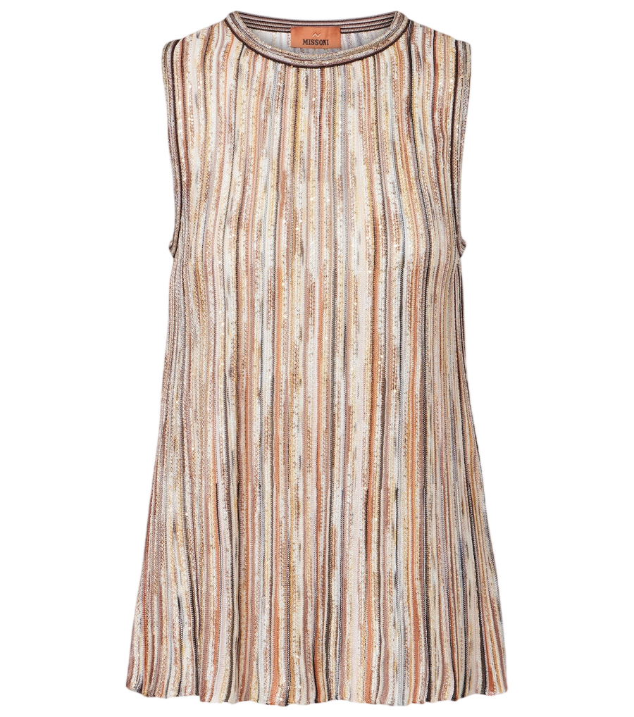 Top de lamé con lentejuelas de Missoni