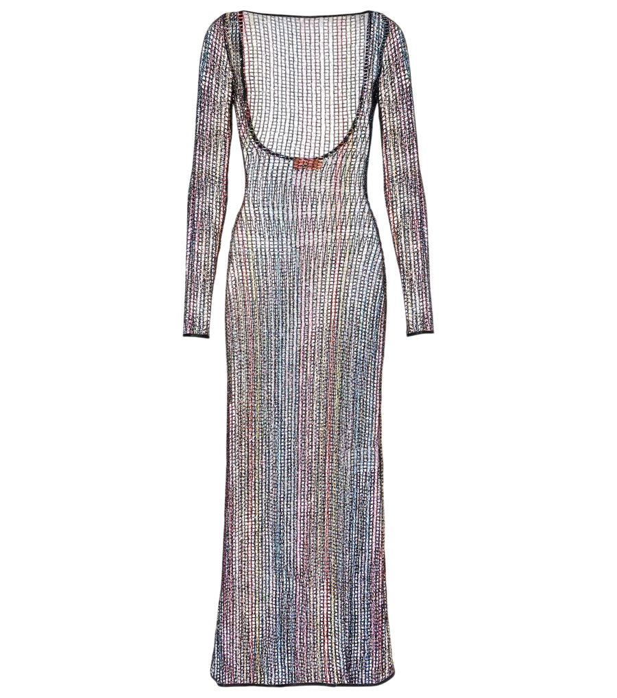 Missoni Sheer open-back maxi dress