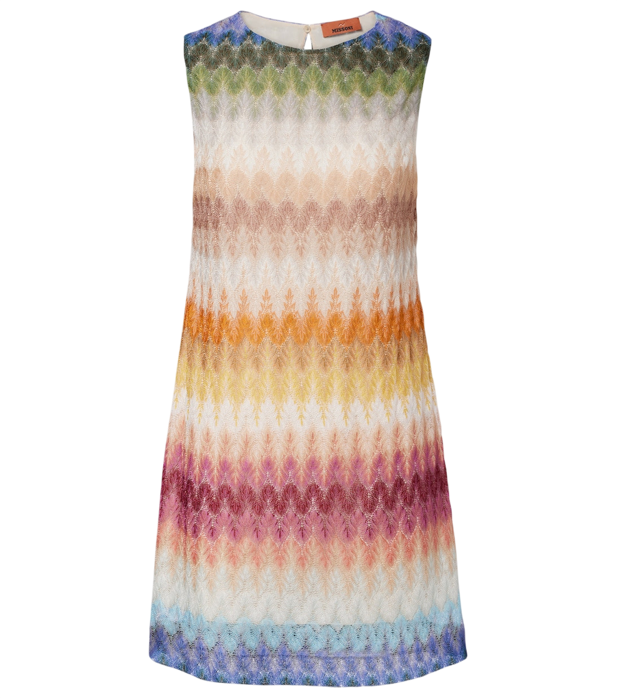 Mini-robe sans manches Missoni