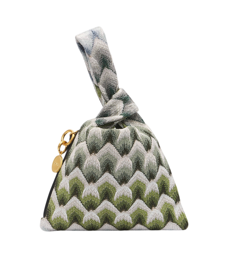 Bolso de mano pequeño de jacquard Missoni