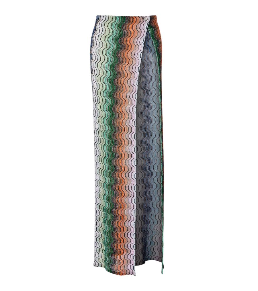 Missoni Wave lamé beach cover-up
