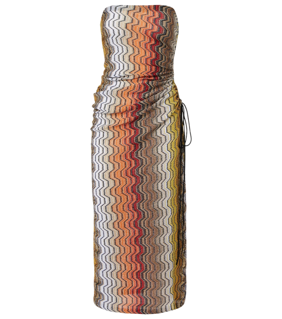 Missoni Wave lamé beach dress