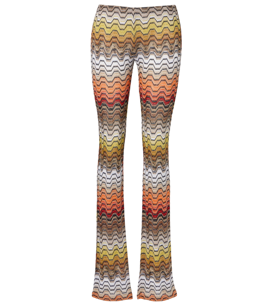 Missoni Wave lamé slim pants