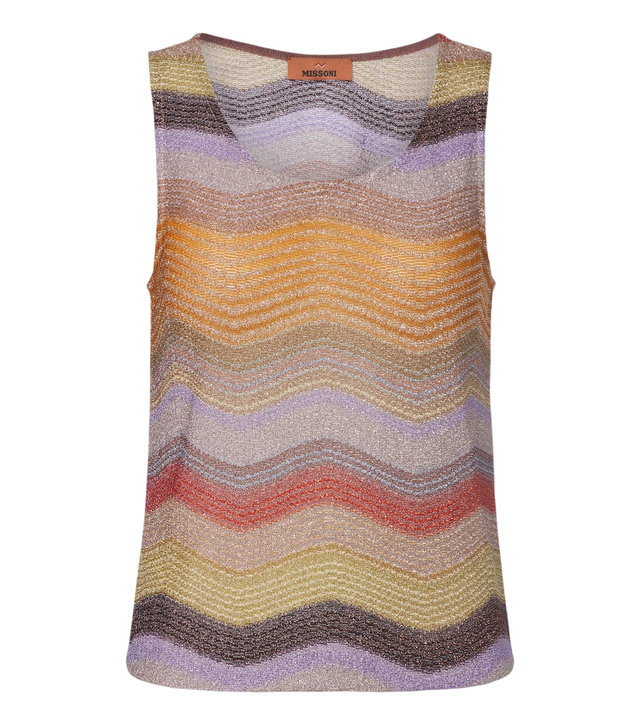 Haut lamé Missoni Wave
